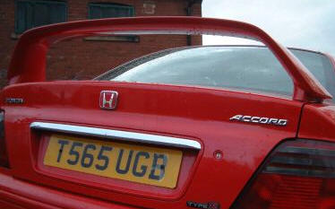 origo type r spoiler
