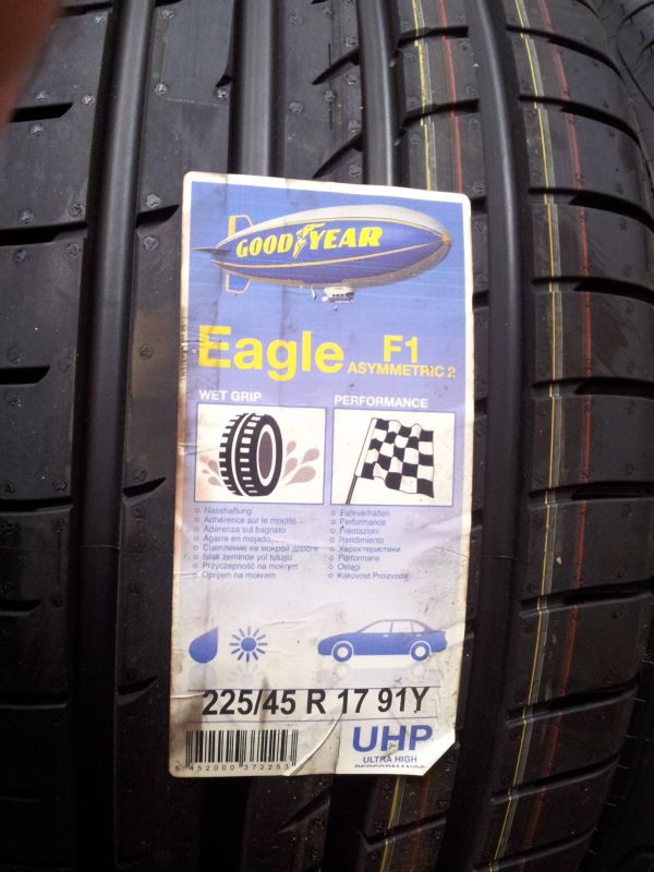 Goodyear Eagle F1 Asymmetric 2   225/45/R17