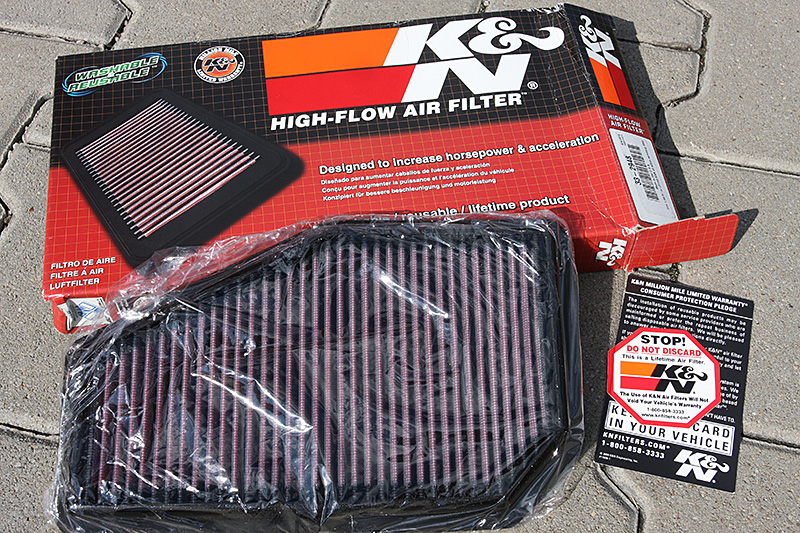 K&N vzduchovy filter