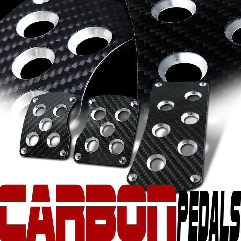CARBON FIBER JDM RACING PEDALS MT FOR HONDA