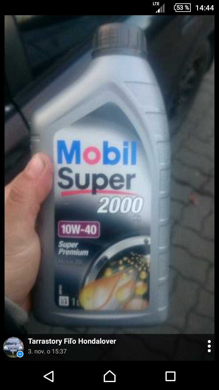 výmena oleja + filter